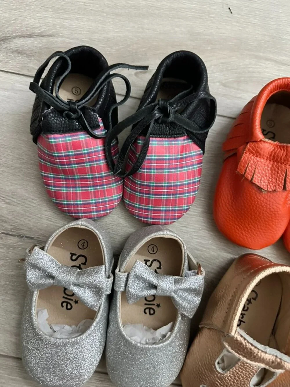 4 pairs Size 4 Size 5 lots Baby Shoes Lots Flash Sale toddler Shoes Sandals